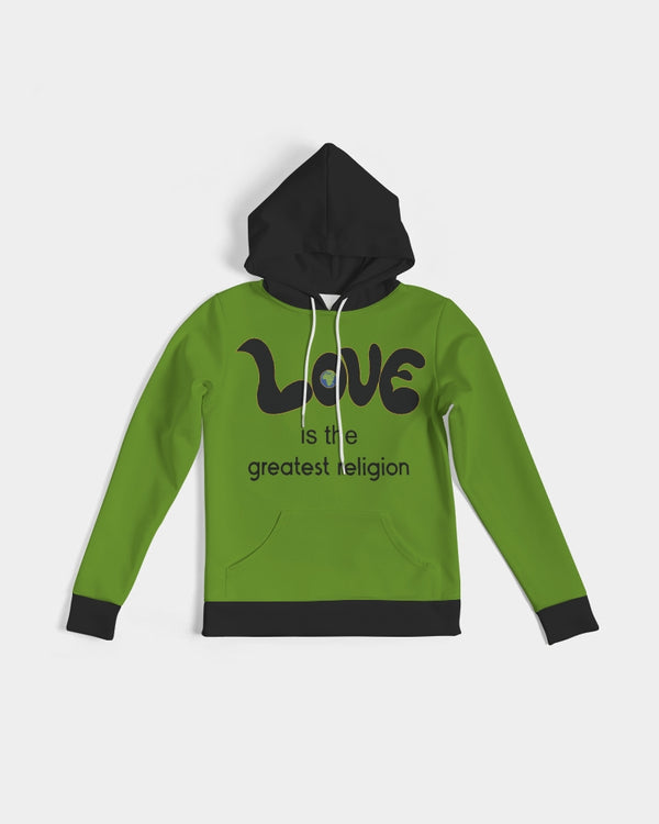 Love Is The Greatest Religion Hoodie (QR CODED ON BACK FOR BRAND SUPPORTERS)