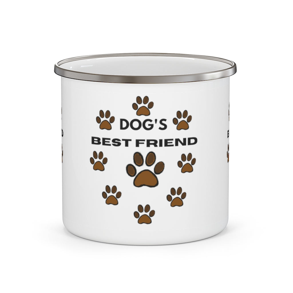 Dog's Best Friend Enamel Camping Mug - 0