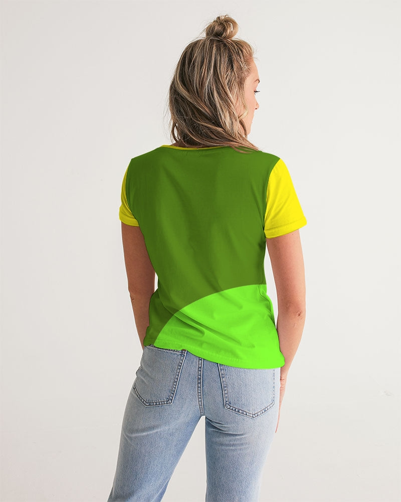 Lemon Lime Ladies V-Neck Tee