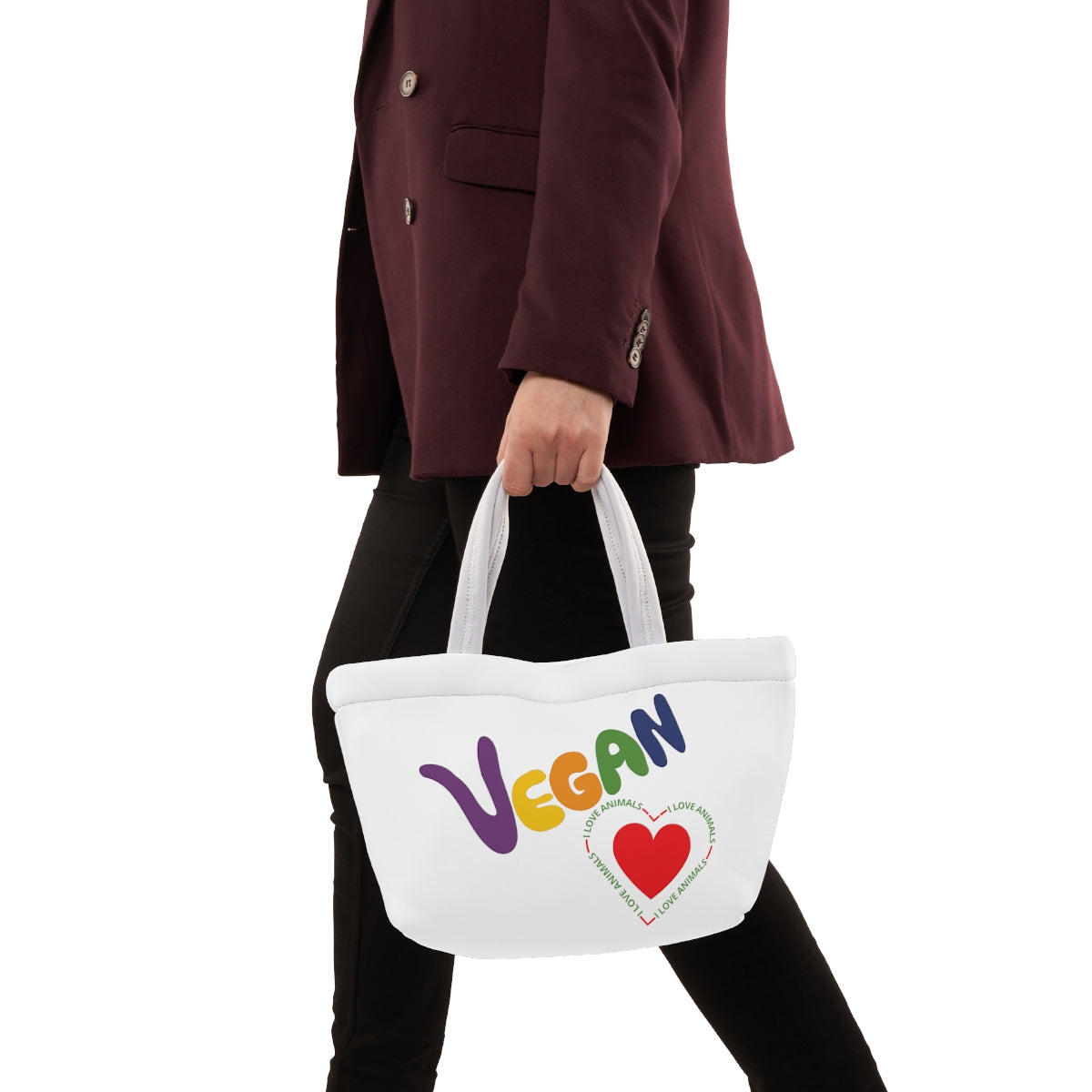 Vegan Heart Lunch Bag