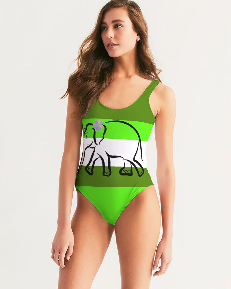 Eat Like A Giant Ladies One-Piece Swimsuit