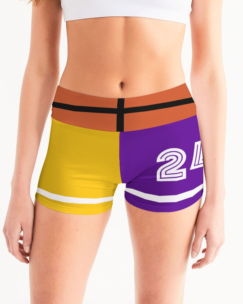 HOOP LEGEND Ladies Mid-Rise Yoga Shorts