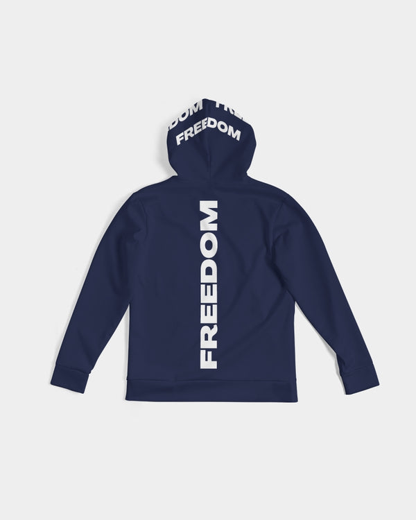 Unity and Freedom Men's Blue Hoodie