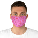 Valentine's Red Hearts Pink Fabric Face Mask