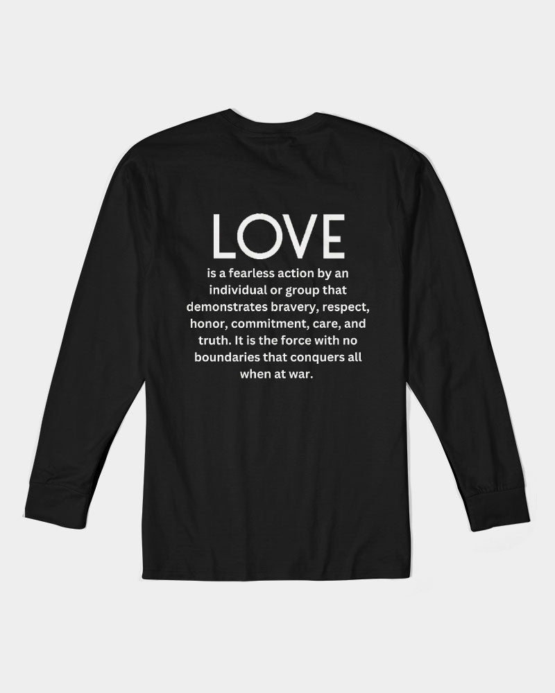 LOVE IS Men's Long Sleeve Tee | Lane Seven