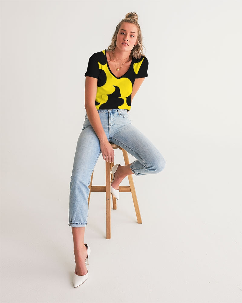 Bumble Bee Ladies V-Neck Tee