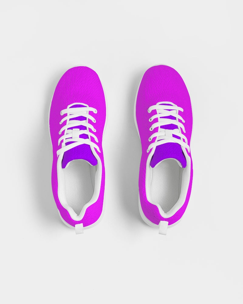 Solid Hot Pink Ladies Athletic Shoe