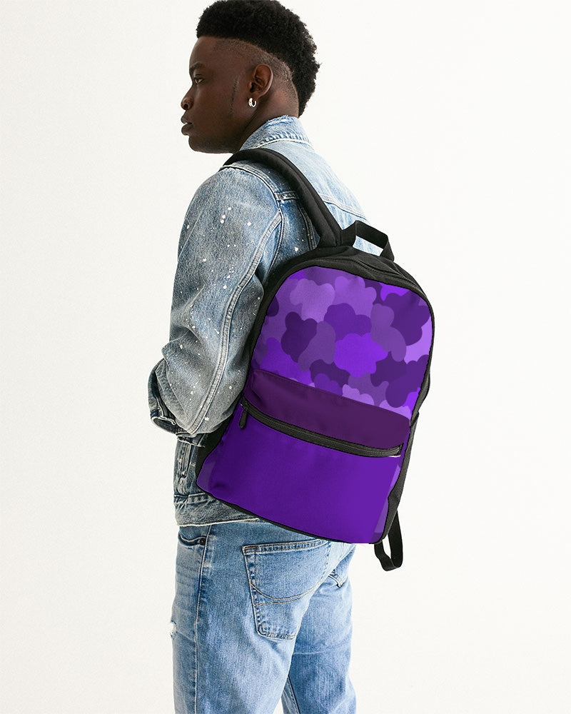 Purple Fusion Small Canvas Backpack