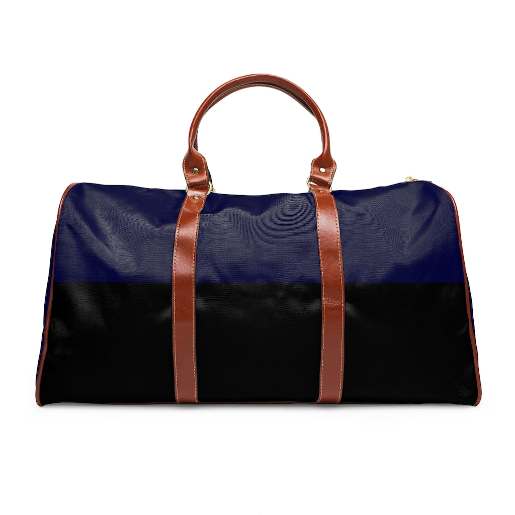 Waterproof Cavalier Black and Blue Travel Bag