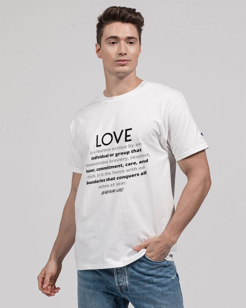 LOVE IS Men's Tee | Champion