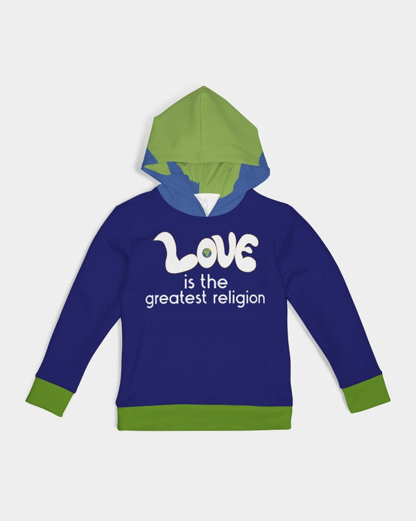 Love Is The Greatest Religion Boys Hoodie