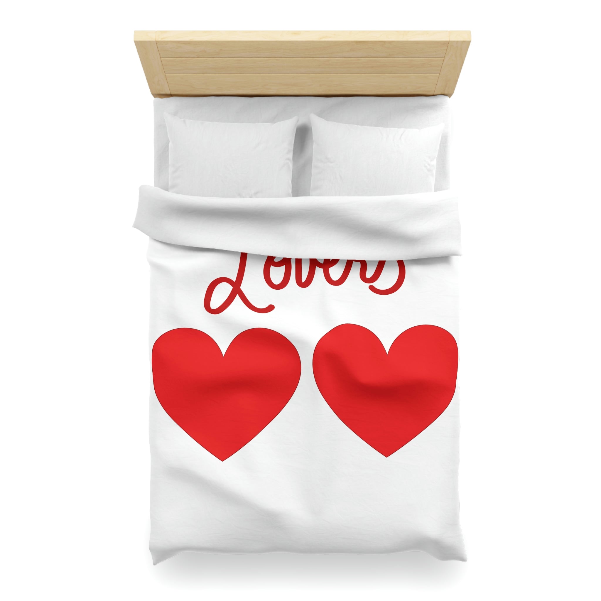 Lovers Hearts (Twin/XL Twin) Microfiber Duvet