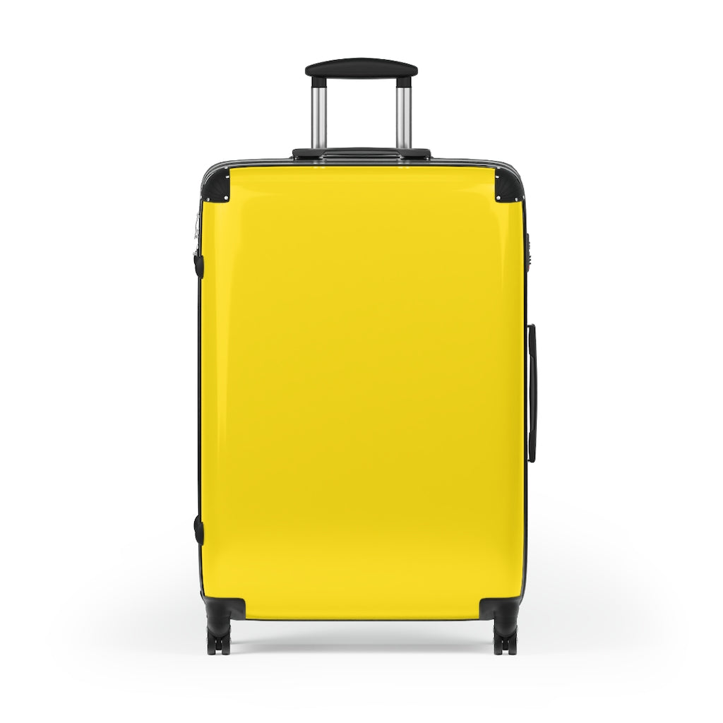 Bright Yellow Suitcases