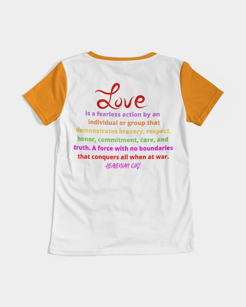 LOVE IS Ladies V-Neck Tee