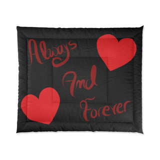 Always and Forever Black Comforter