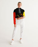 Don't Forget To Stretch Ladies Cropped Windbreaker