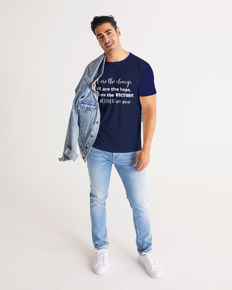 Unity and Freedom Men's Blue Tee