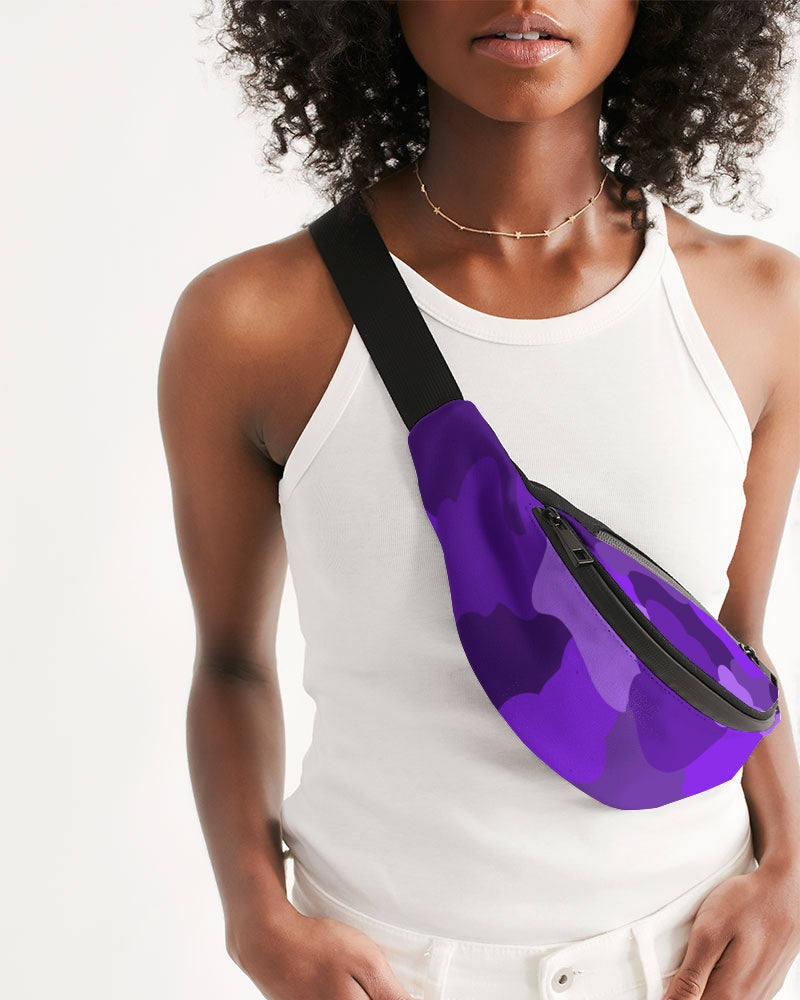 Purple Fusion Crossbody Sling Bag