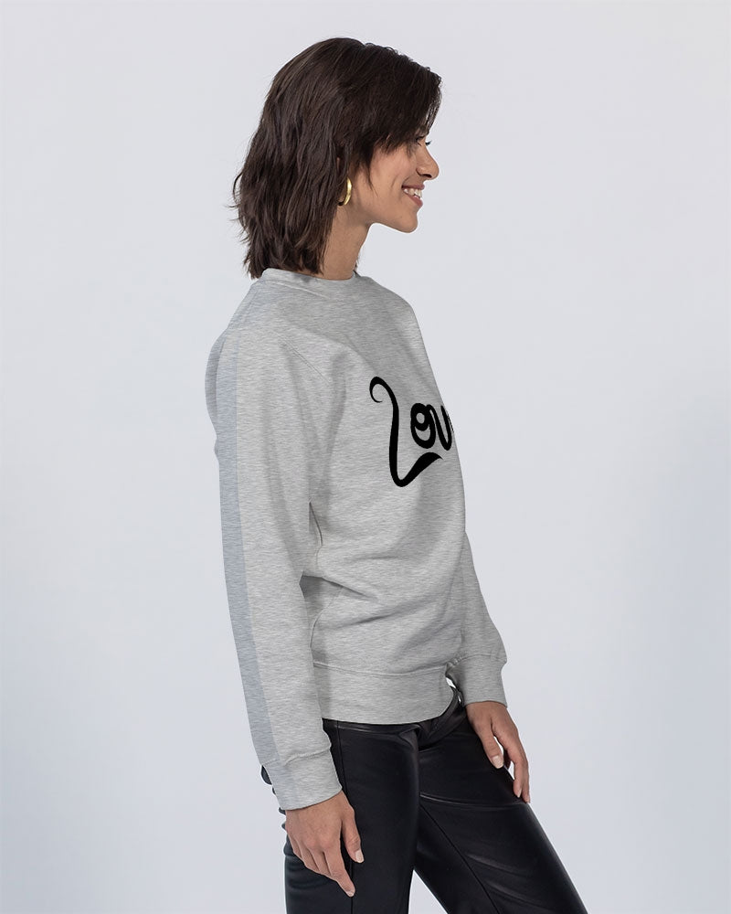 JUST LOVE Ladies Crewneck Sweatshirt