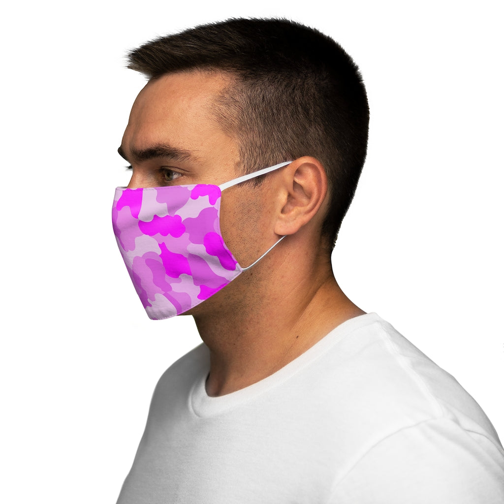 Pink Fusion Snug-Fit Polyester Face Mask