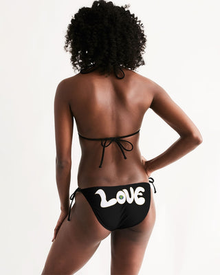 Love Is The Greatest Religion Ladies Triangle String Bikini