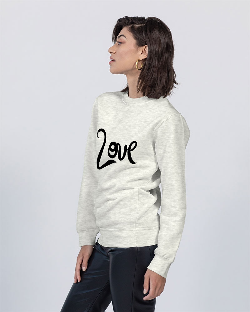 JUST LOVE Ladies Crewneck Sweatshirt