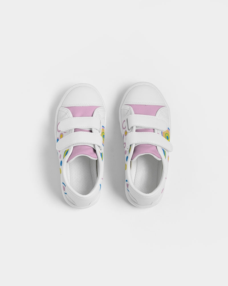 Cutey Pastel Smile Kids Velcro Sneaker - 0