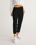 Don't Forget To Stretch Ladies Red/Yellow/Black Track Pants