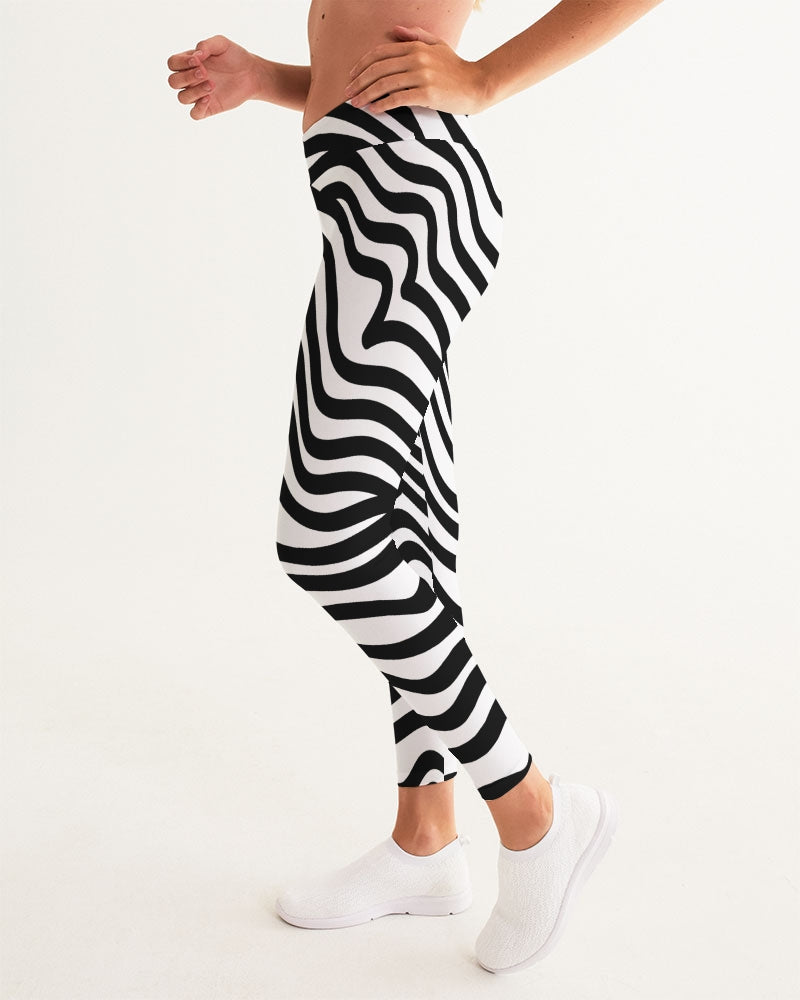 Zebra Print Ladies Yoga Pants