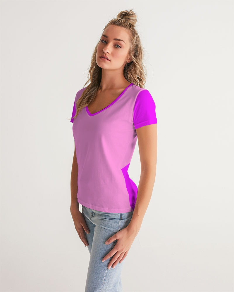 Pink Pink Ladies V-Neck Tee