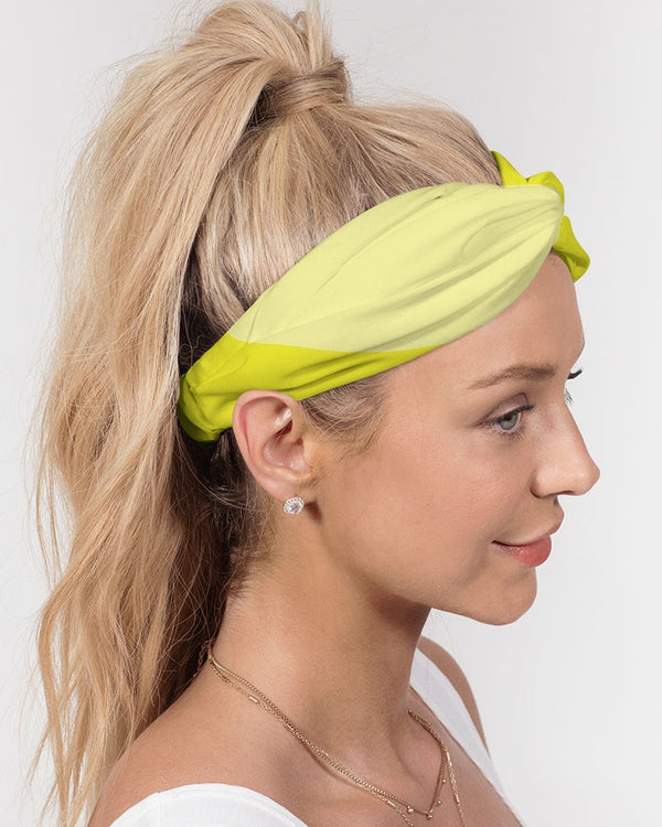 Lemon Lime Twist Knot Headband Set