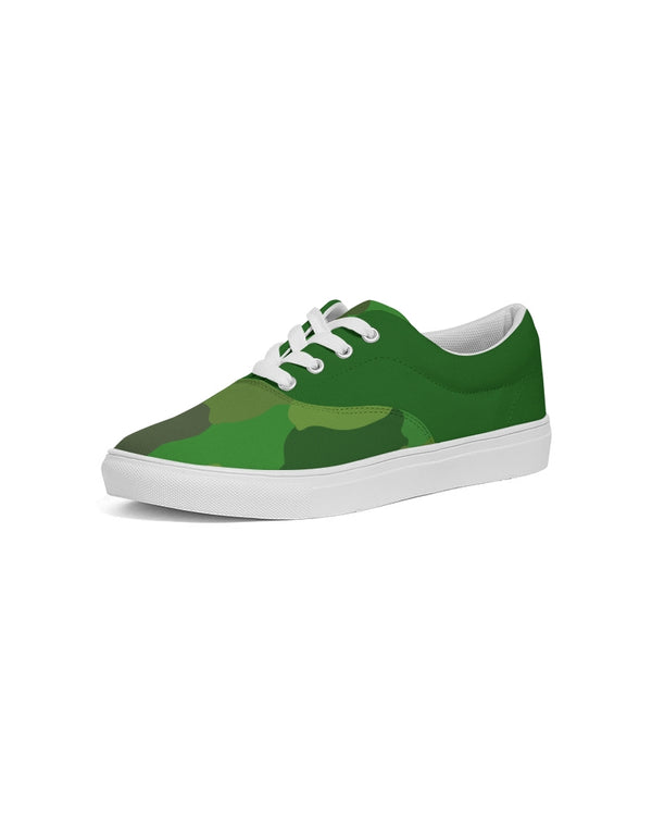 Green Fusion Men's Lace Up Canvas Shoe
