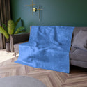 NC BLUE Crushed Velvet Blanket