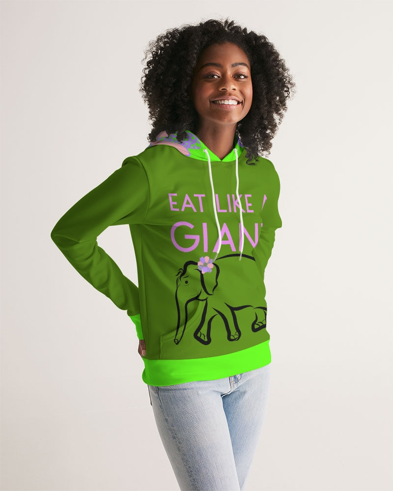 Eat Like A Giant Ladies Hoodie