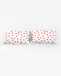Red Hearts Queen Pillow Case