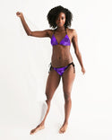 Purple Fusion Ladies Triangle String Bikini