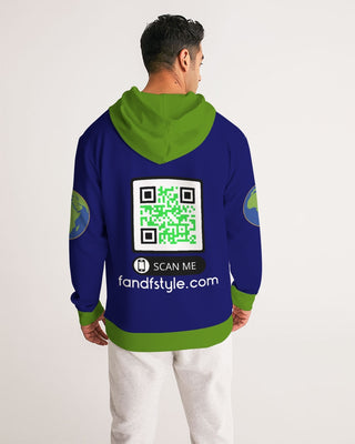 Love Is The Greatest Religion Men's Hoodie (QR CODE ON BACK FOR BRAND SUPPORTERS)