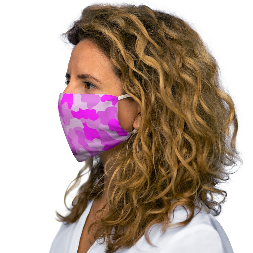 Pink Fusion Snug-Fit Polyester Face Mask