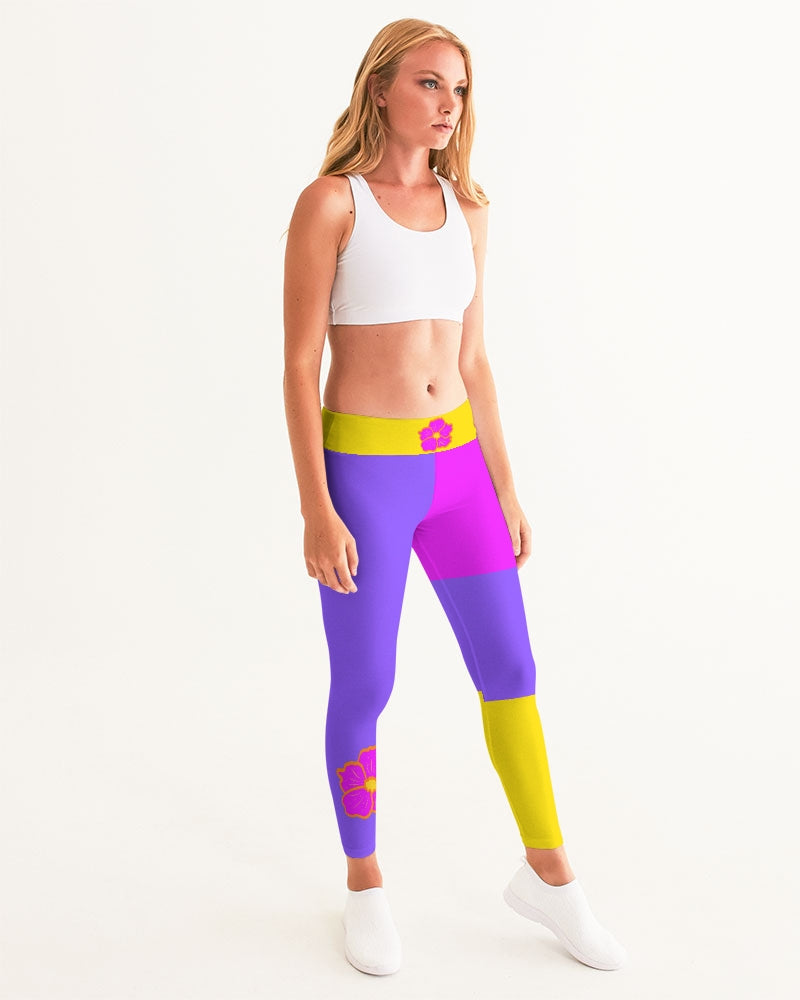 Cali Flower Ladies Yoga Pants