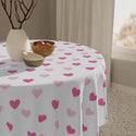 Pink Hearts Table Cloth