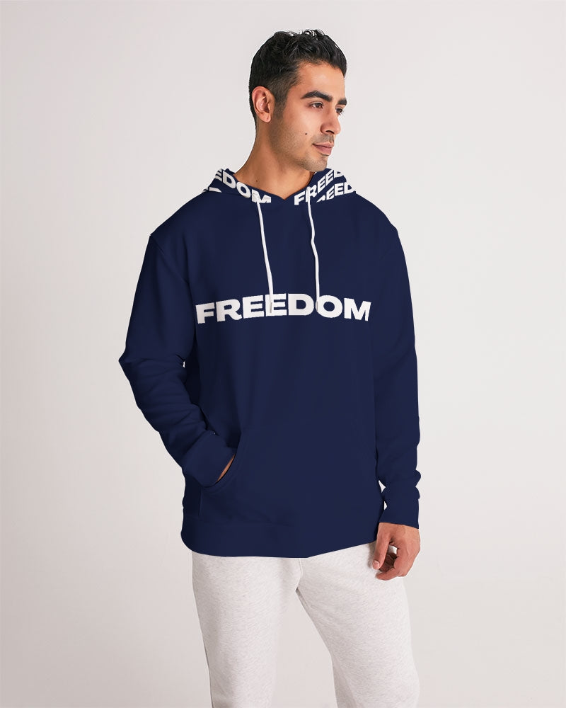 Unity and Freedom Men's Blue Hoodie