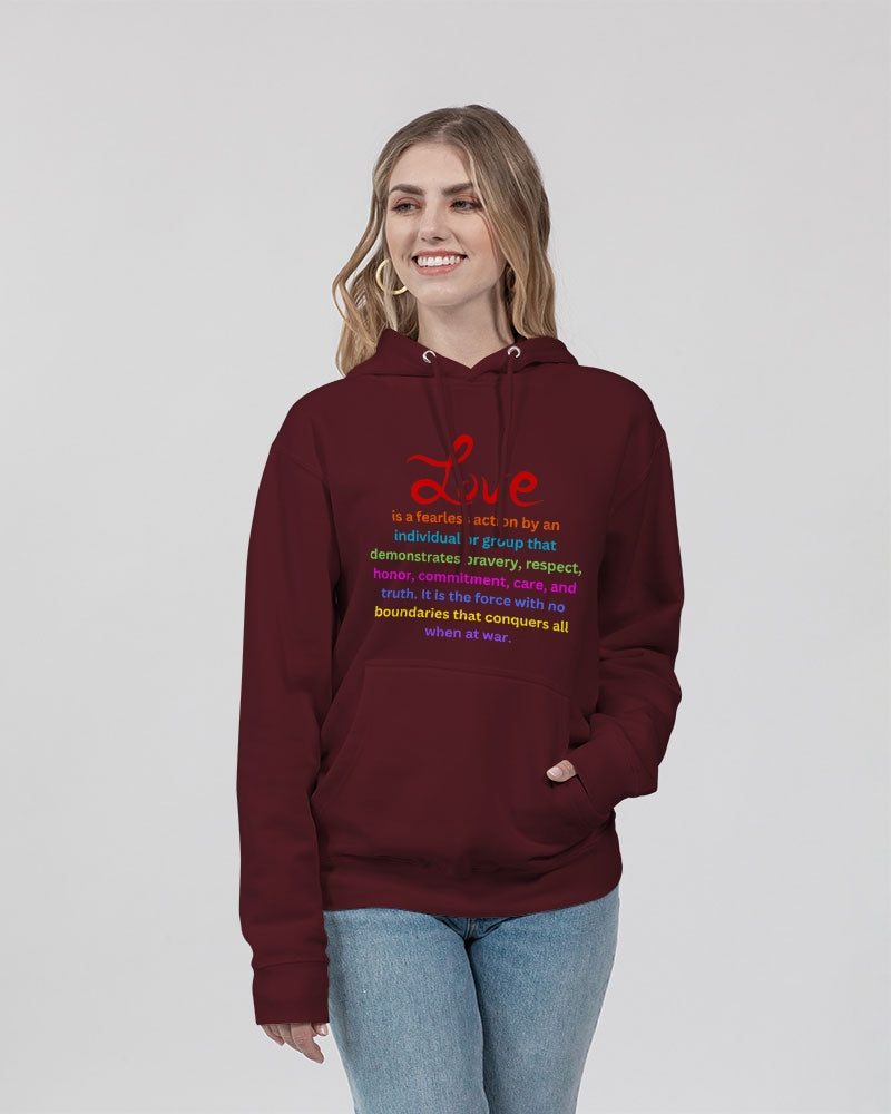 LOVE IS Ladies Hoodie | Lane Seven - 0