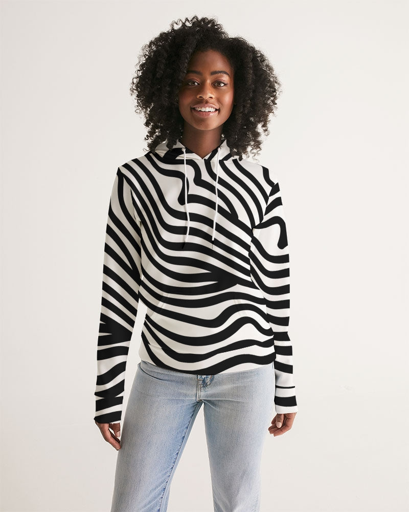 Zebra Print Ladies Hoodie - 0