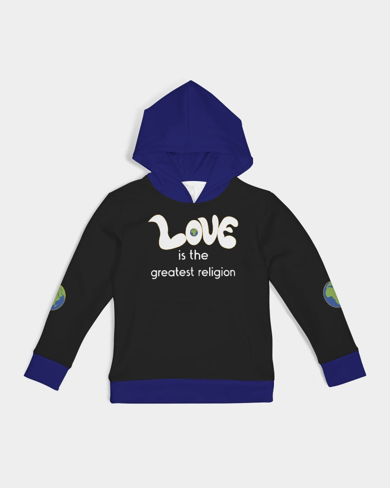 Love Is the Greatest Religion Boys Hoodie