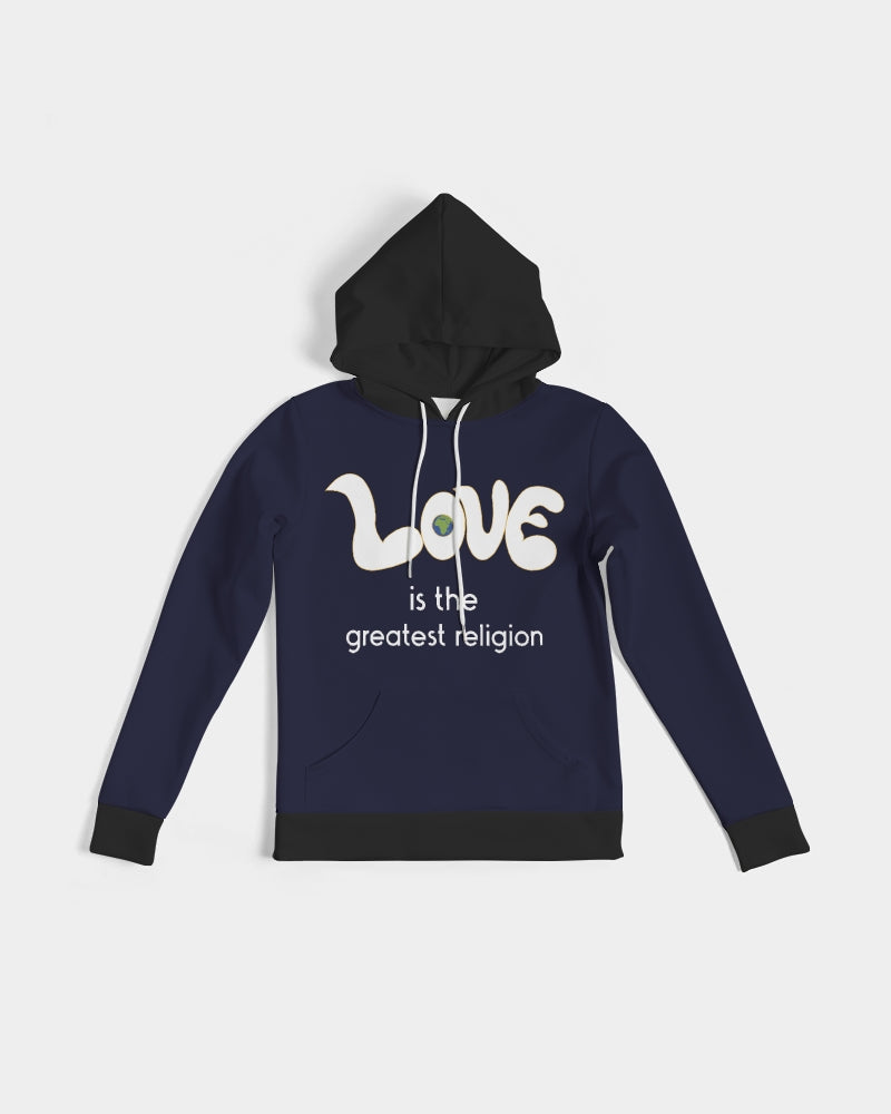 Love Is The Greatest Religion Ladies Hoodie