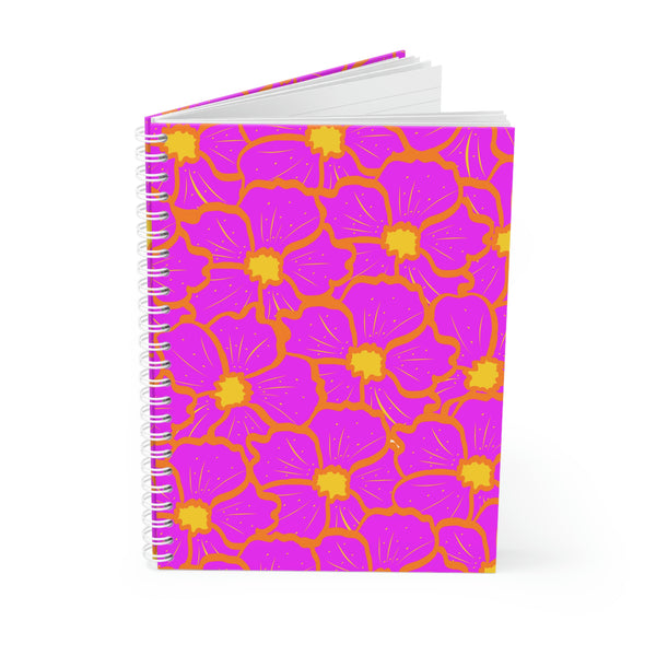 Cali Flower Spiral Notebook