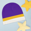Purple and Gold Baby Beanie