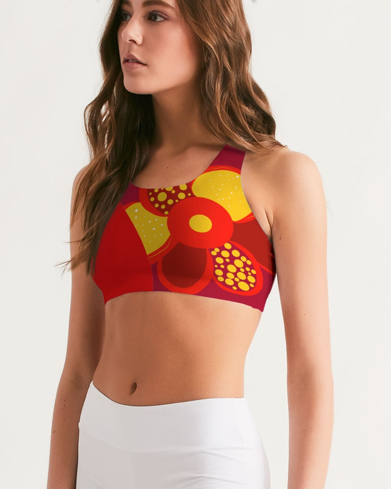 Fire Flower Ladies Seamless Sports Bra - 0