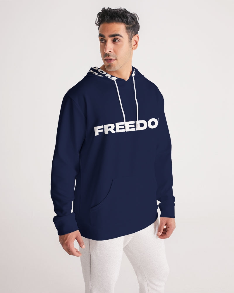 Unity and Freedom Men's Blue Hoodie