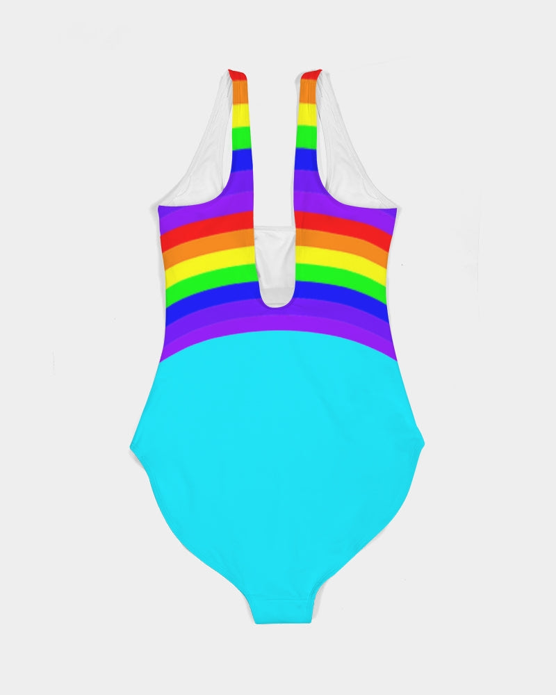 Rainbowbrite Aqua Ladies One-Piece Swimsuit